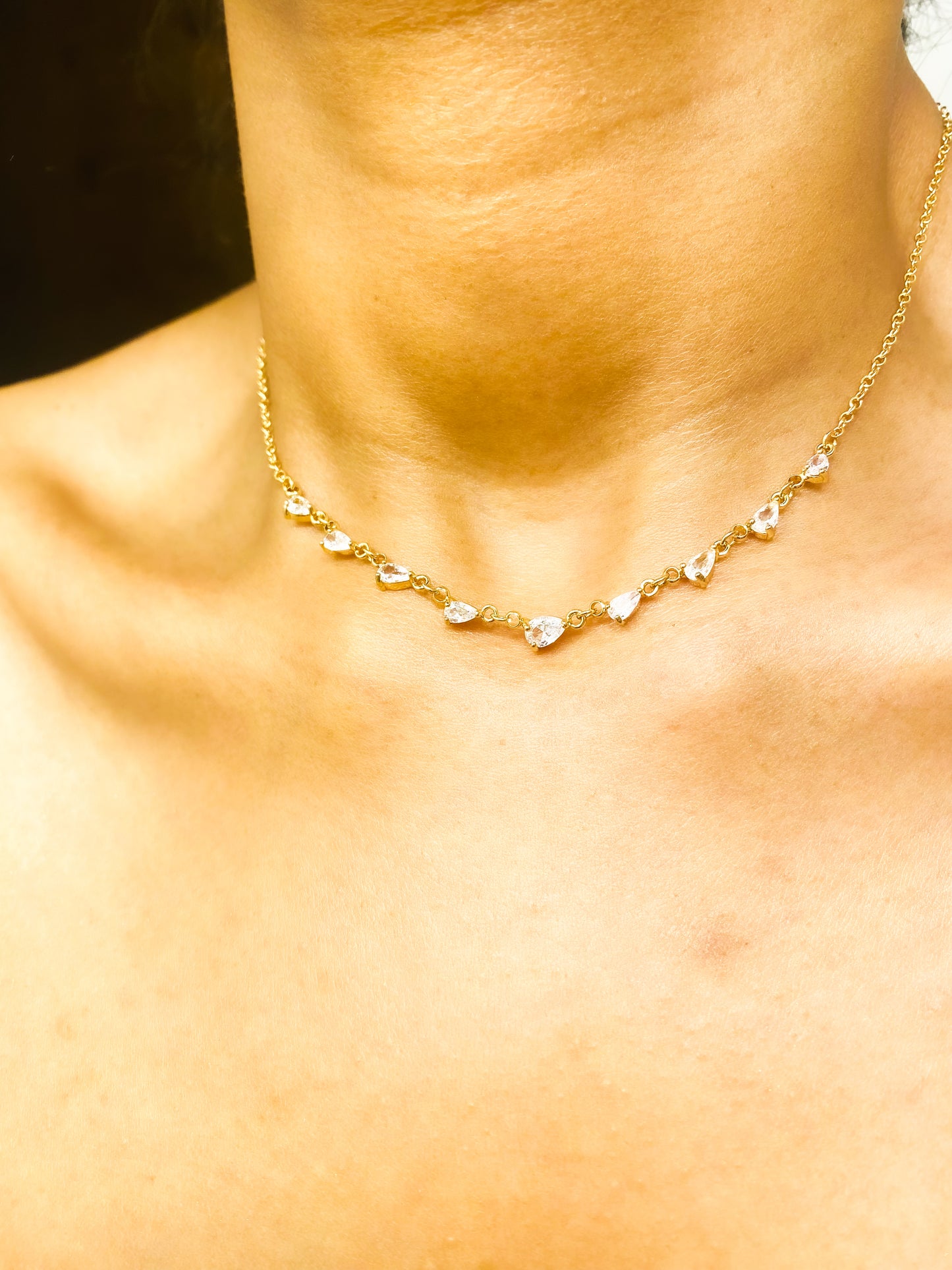 Multi stone necklace