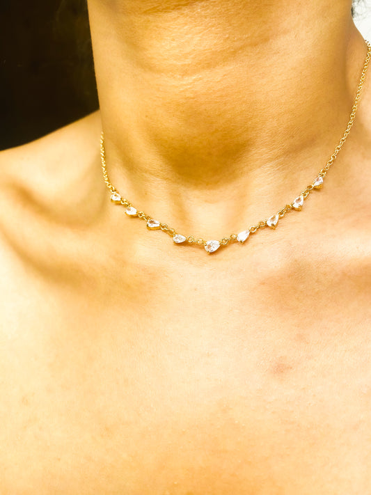 Multi stone necklace