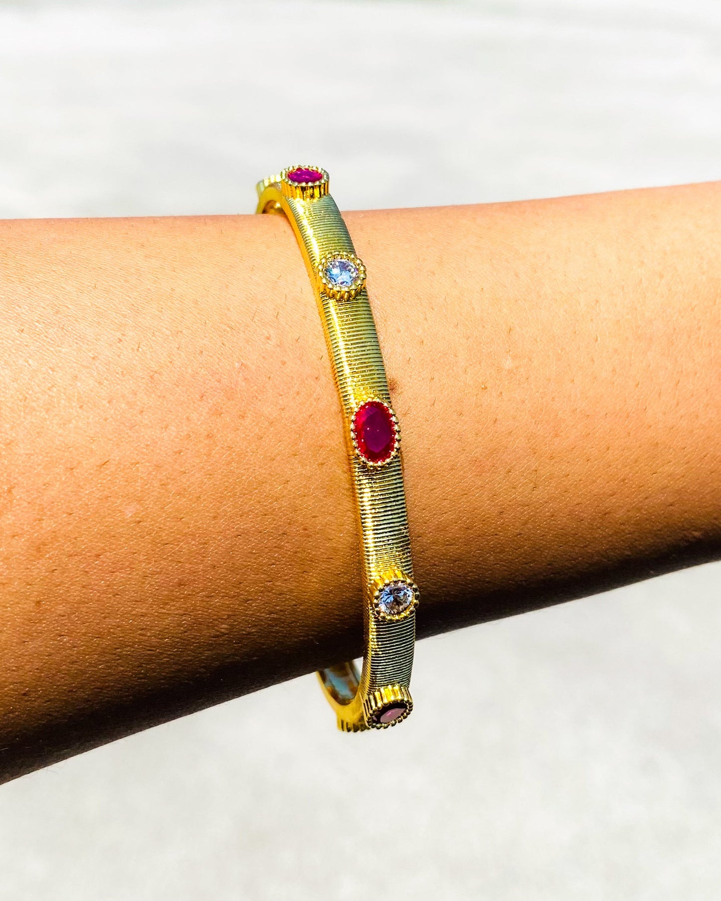 Red Ruby Crystal bracelet