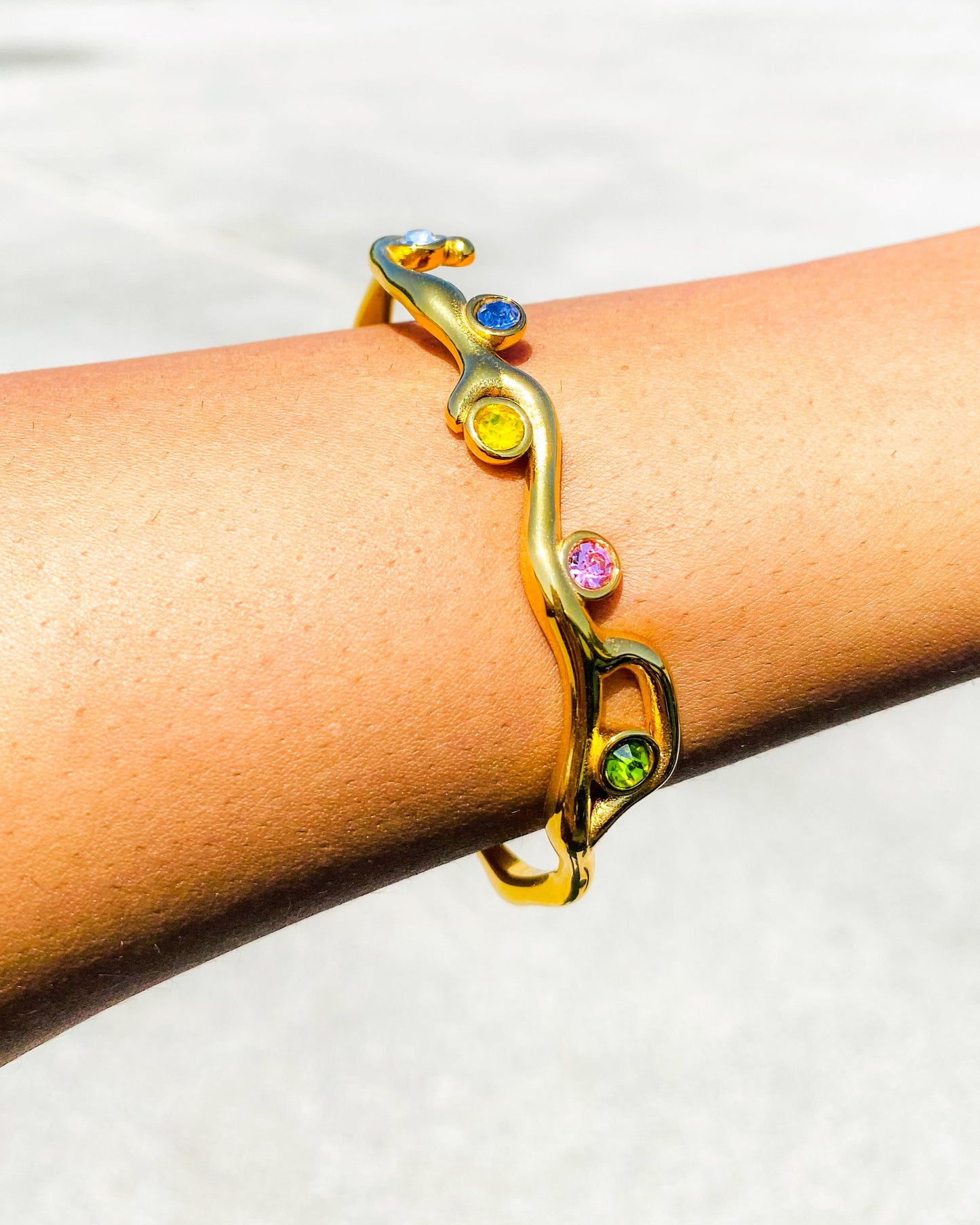 Gold multi color