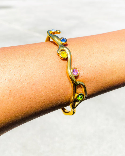 Gold multi color