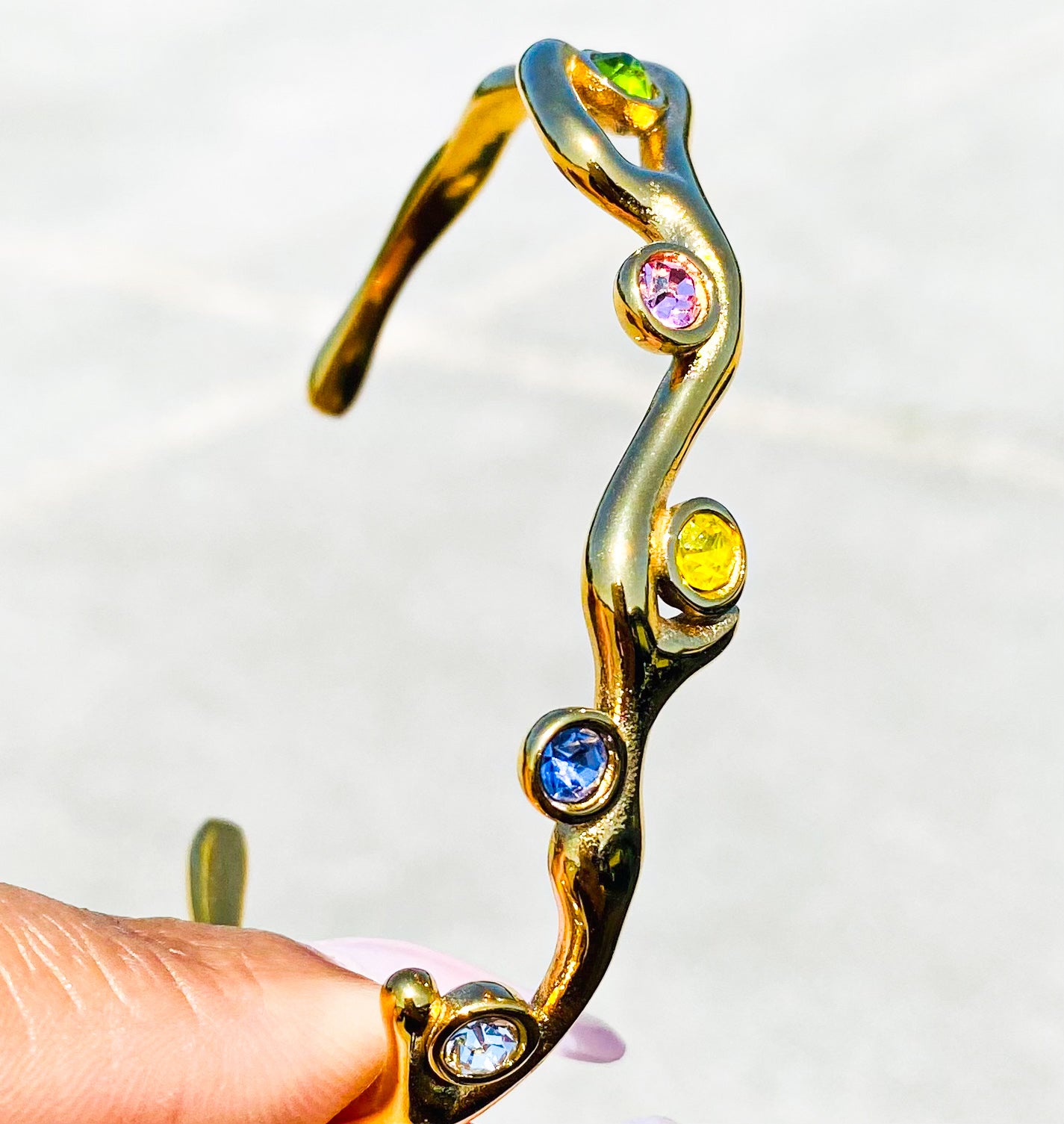 Gold multi color
