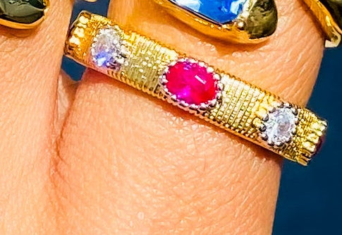 Red Ruby Crystal bracelet