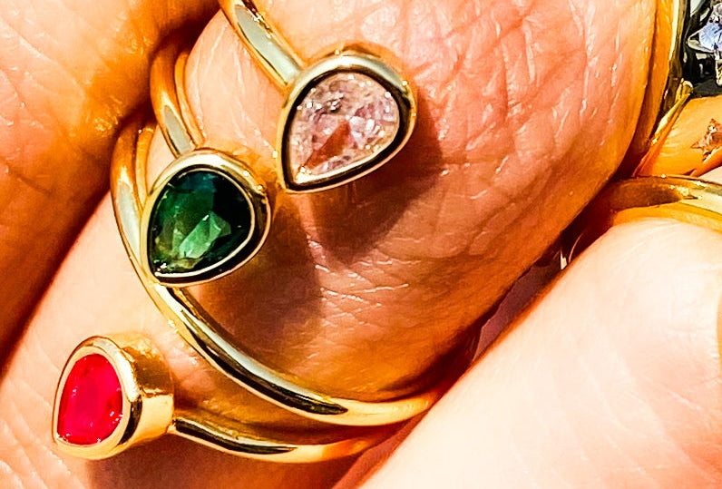 Pear ring
