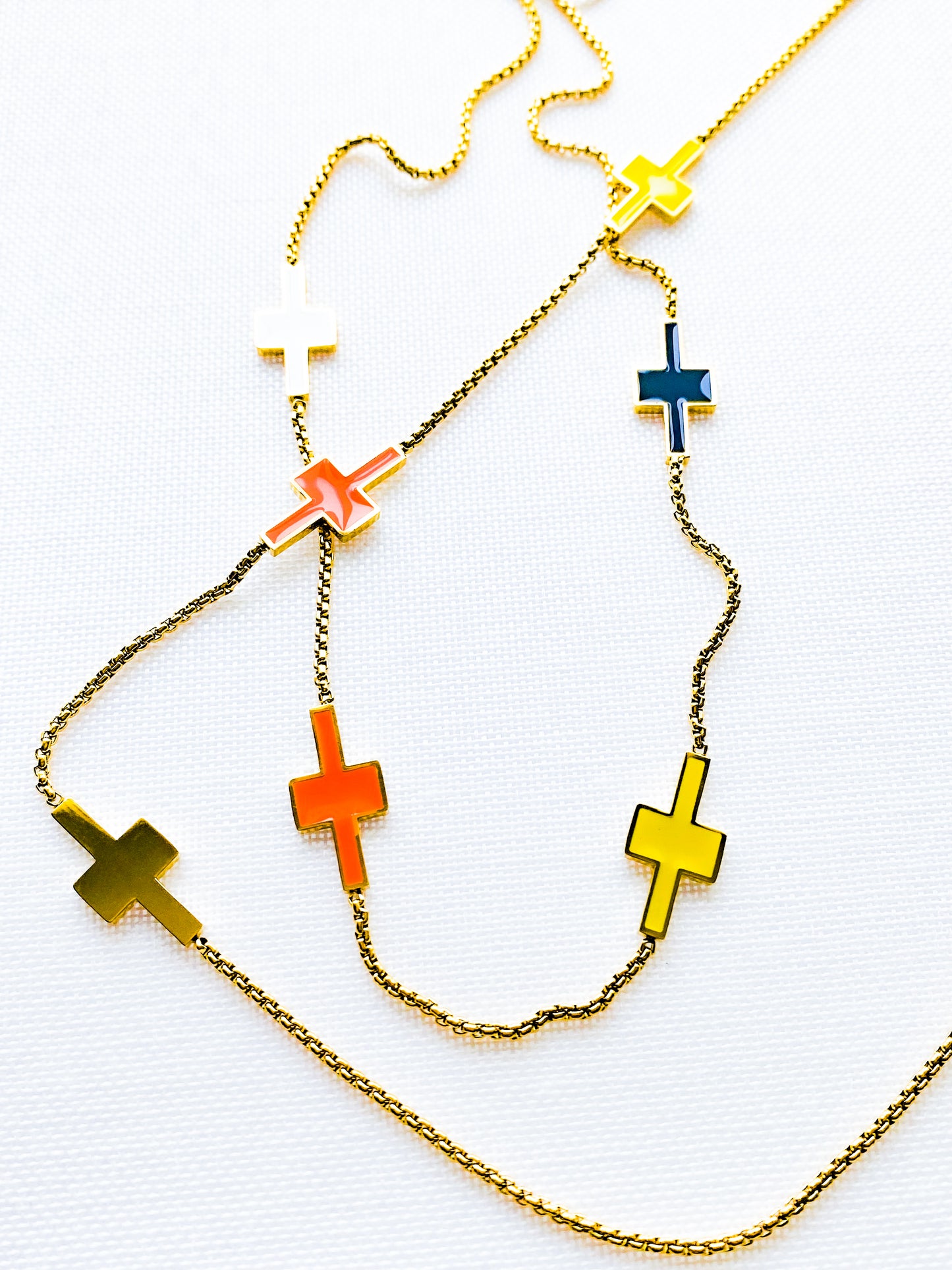 Colorful Cross Necklace